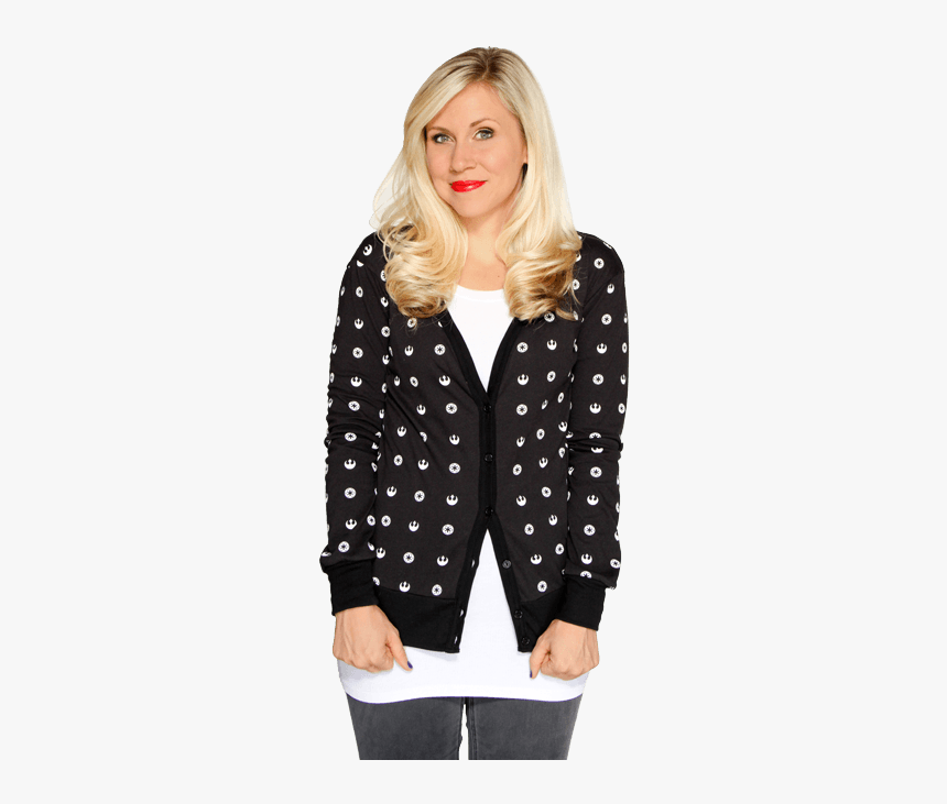 Symbol Pattern Cardigan Star Wars Her Universe - Polka Dot, HD Png Download
