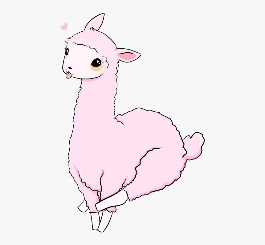 Pink Llama, HD Png Download