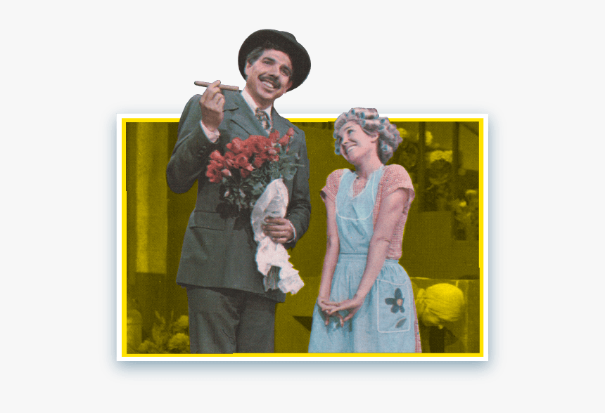 Profesor Jirafales Y Doña Florinda Animado, HD Png Download