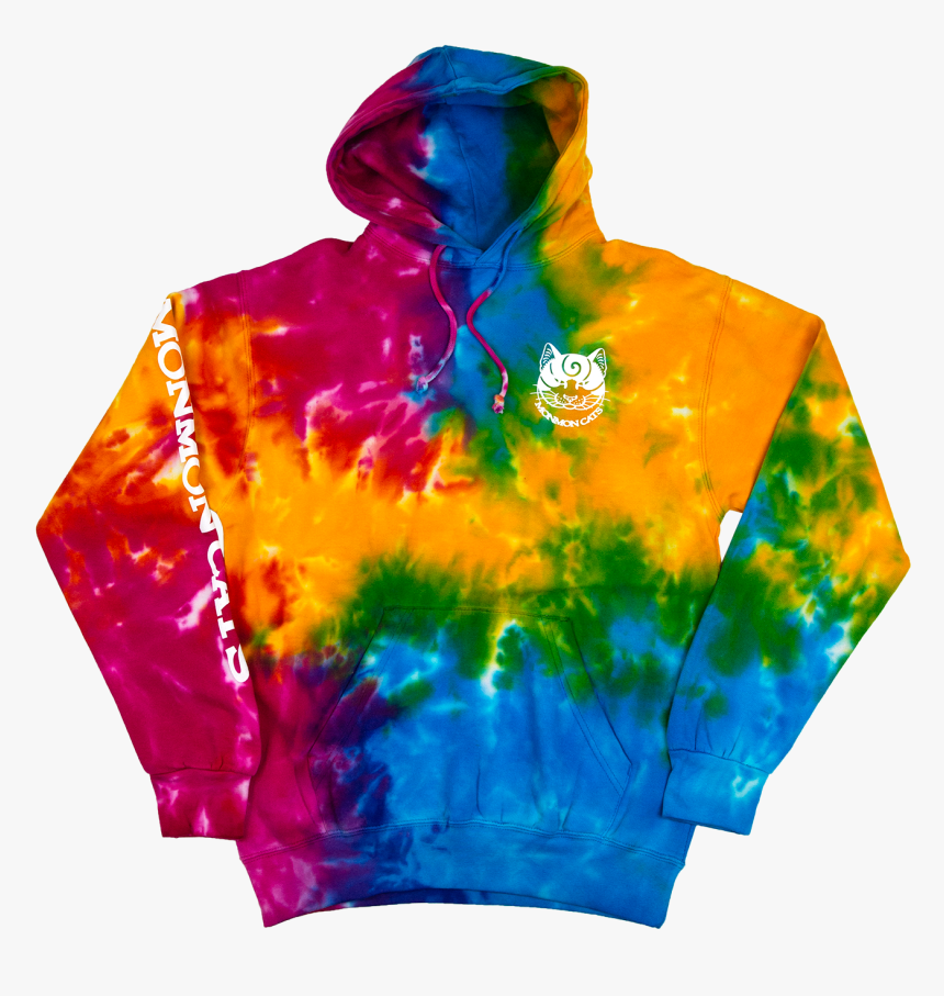 Monmoncats Tie Dye - Monmon Cat Tie Dye Hoodie, HD Png Download