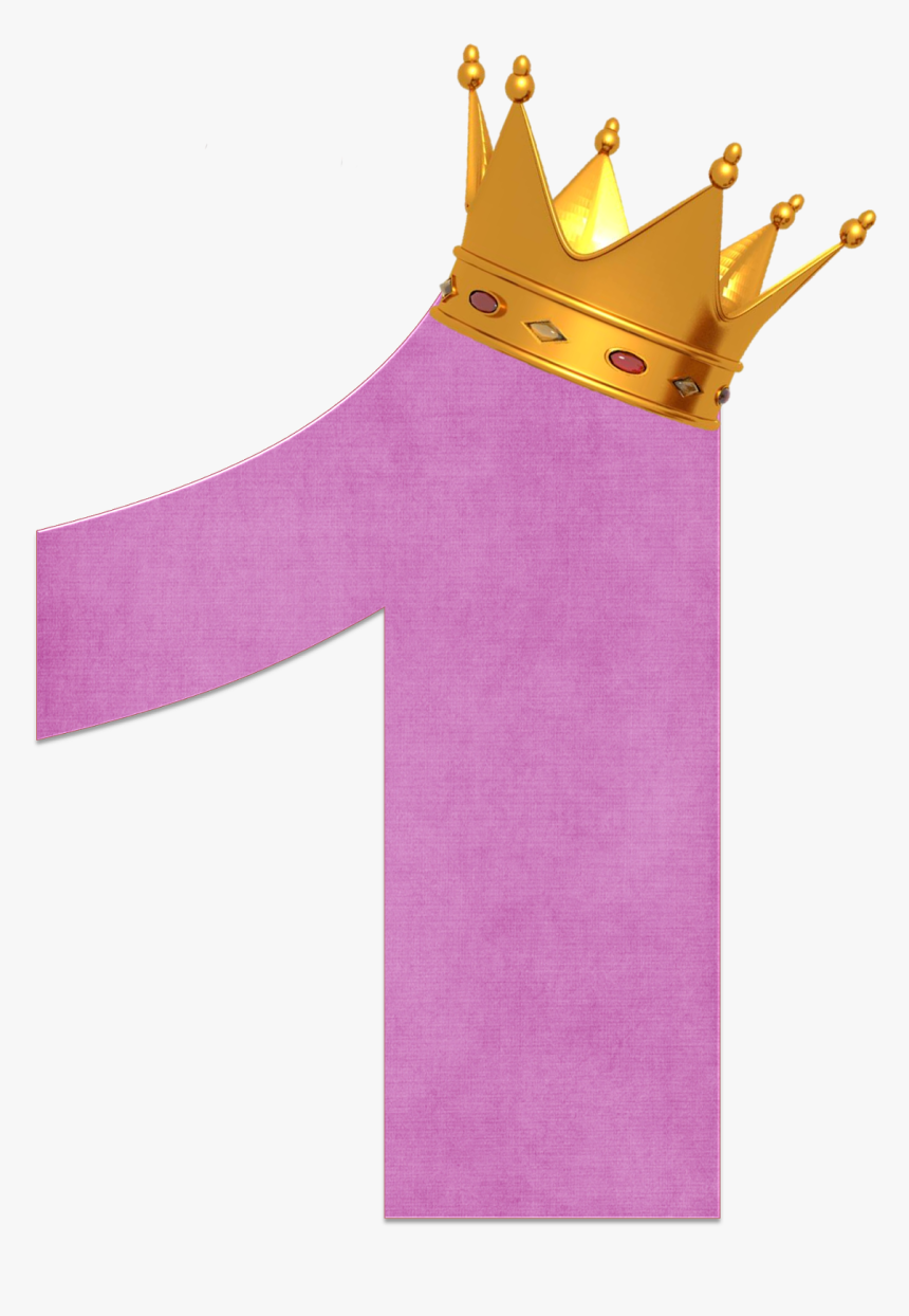 Numero 1 Com Coroa Png, Transparent Png