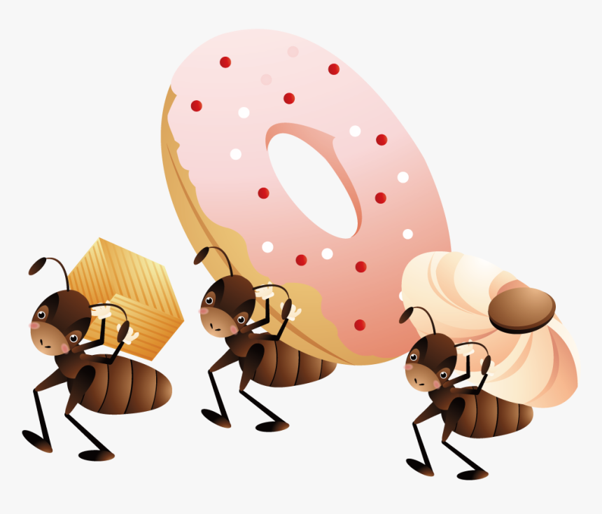 Clip Art African Woman Carrying Food Clipart - Cartoon Images Of Ants, HD Png Download