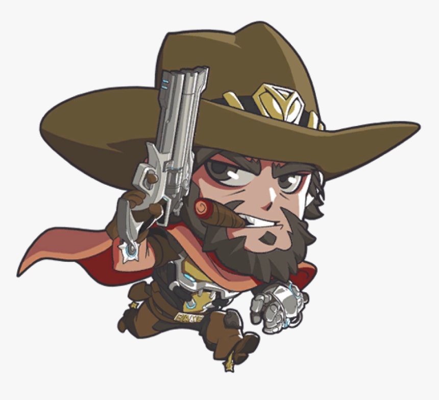 Mccree Cute Spray Png, Transparent Png