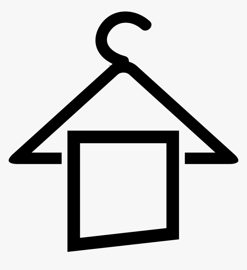 Cloth Hanging Of A Hanger Comments - Clip Art, HD Png Download