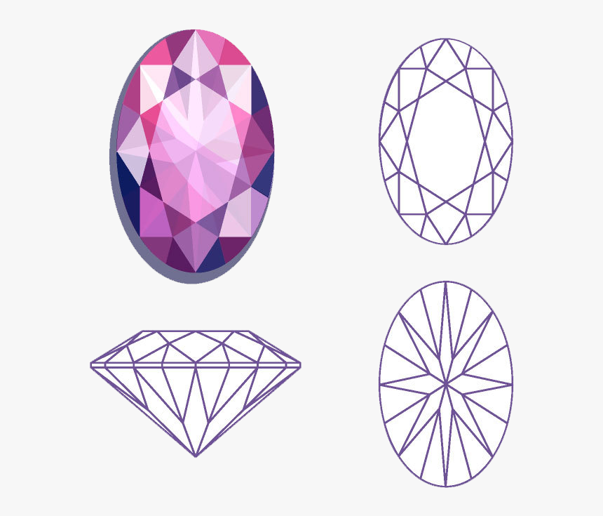 Oval Cut Gemstone, HD Png Download