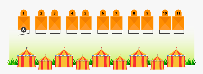 Cabanas At Big Top Layout, Water World, HD Png Download