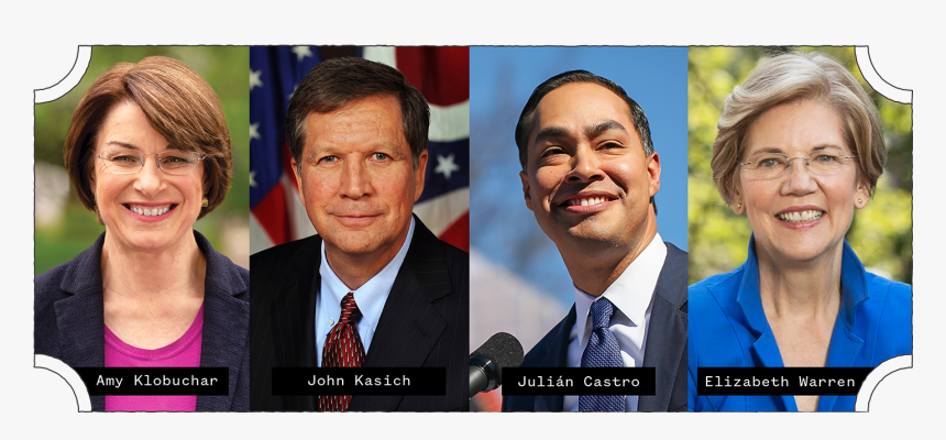 Julian Castro Elizabeth Warren, HD Png Download