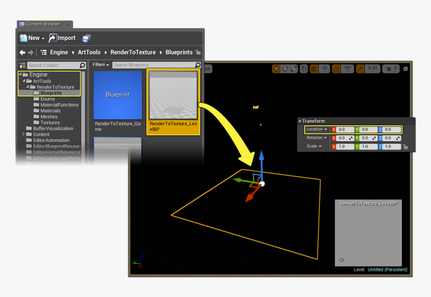 Placertt Lbp - Unreal Render To Texture, HD Png Download