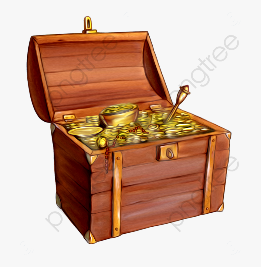 Transparent Treasure Chest Clip Art - Treasure Chest, HD Png Download