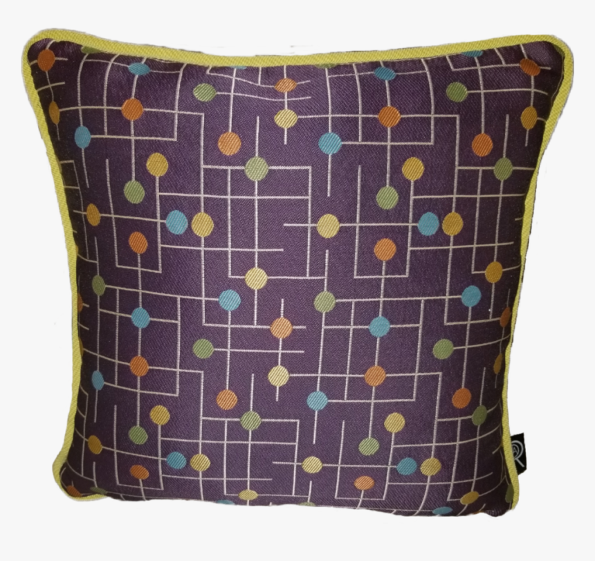Candyland Purple Blue Green Orange Yellow Decorative - Cushion, HD Png Download