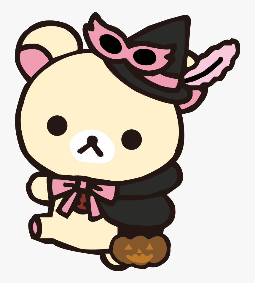 Korilakkuma Illustrator Vector - Rilakkuma Transparent Halloween, HD Png Download