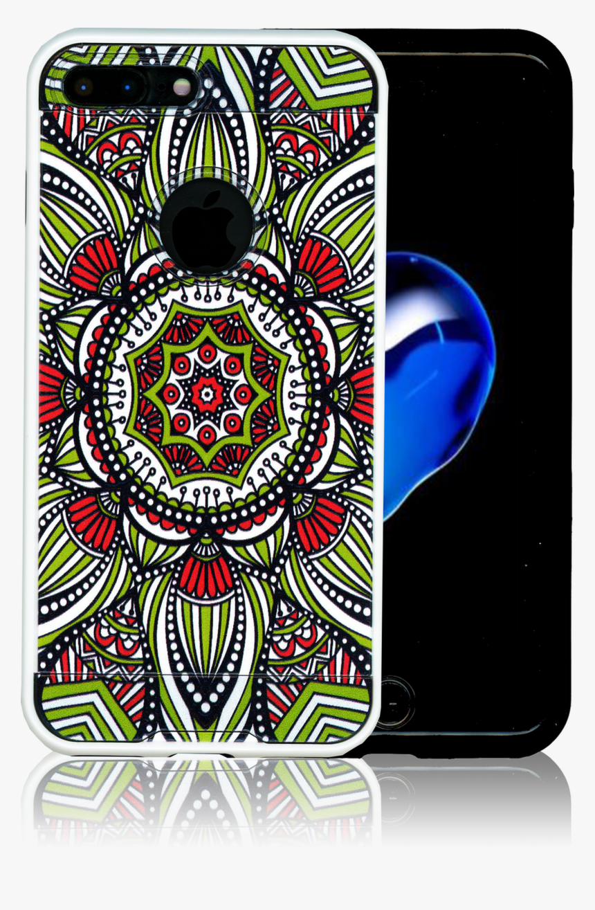 Iphone 7 Plus Mm Slim Dura Metal Tribal Green - Mobile Phone Case, HD Png Download