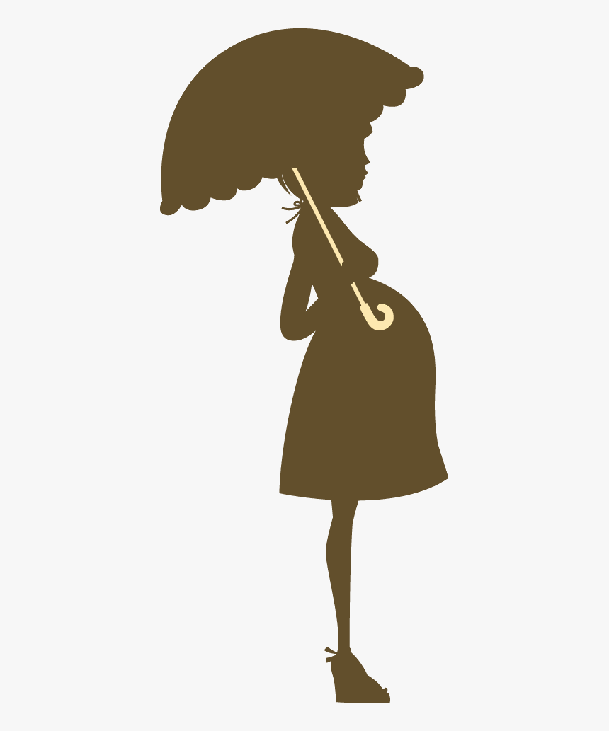 Clip Art Collection Of Free Emplore - Pregnant Classy Lady Silhouette, HD Png Download