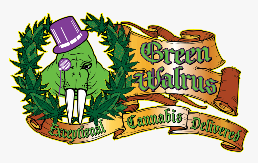 Green Walrus Logo - Illustration, HD Png Download