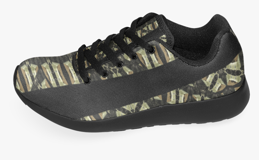 Vertical Stripes Tribal Print Men’s Running Shoes - Hiking Shoe, HD Png Download