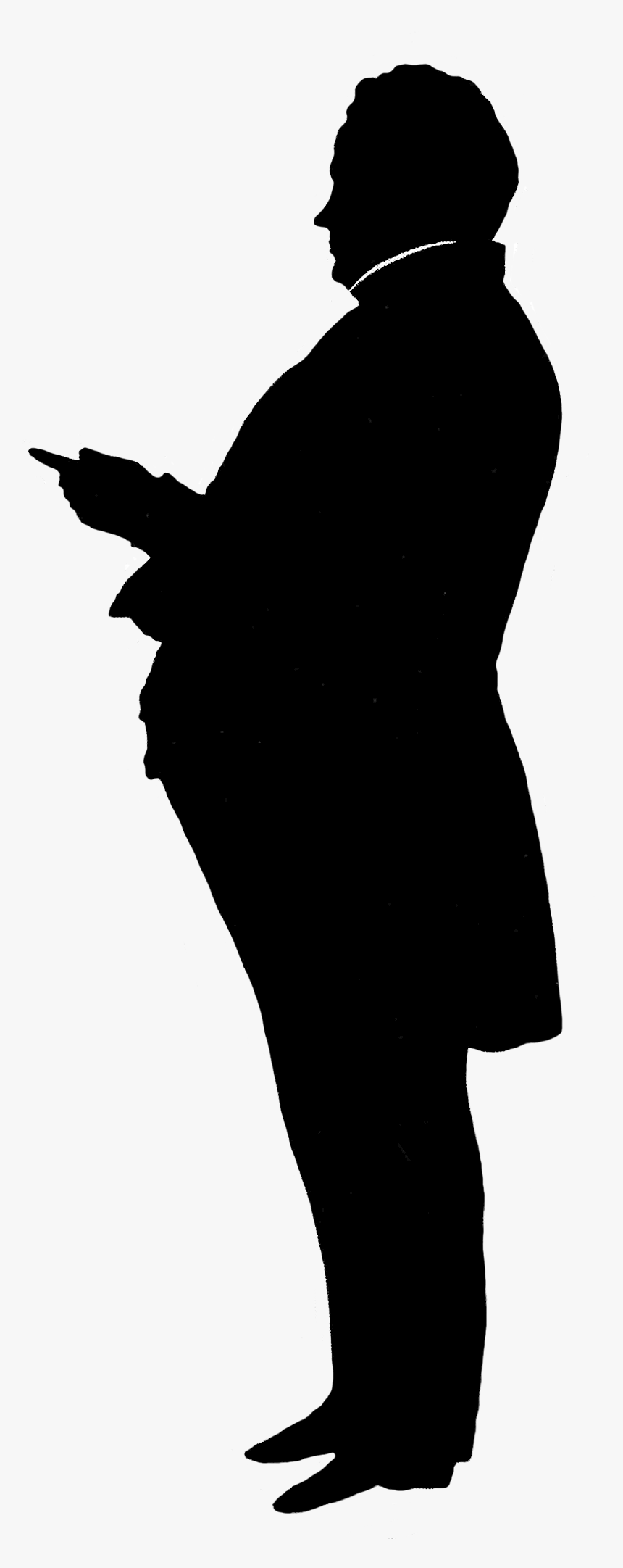 Man Woman Silhouette Png Download - Silhouette Body Man Profile, Transparent Png