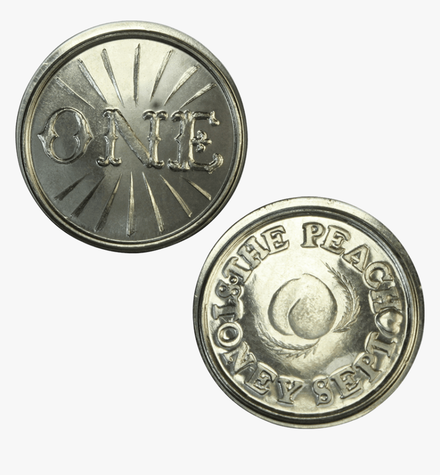The Peach Silver Brothel Token - Token Coin, HD Png Download