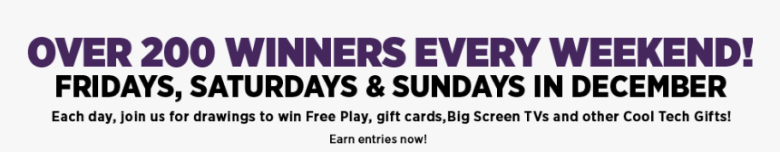 Over 200 Winners Every Weekend Fridays, Saturdays & - Voorpost, HD Png Download