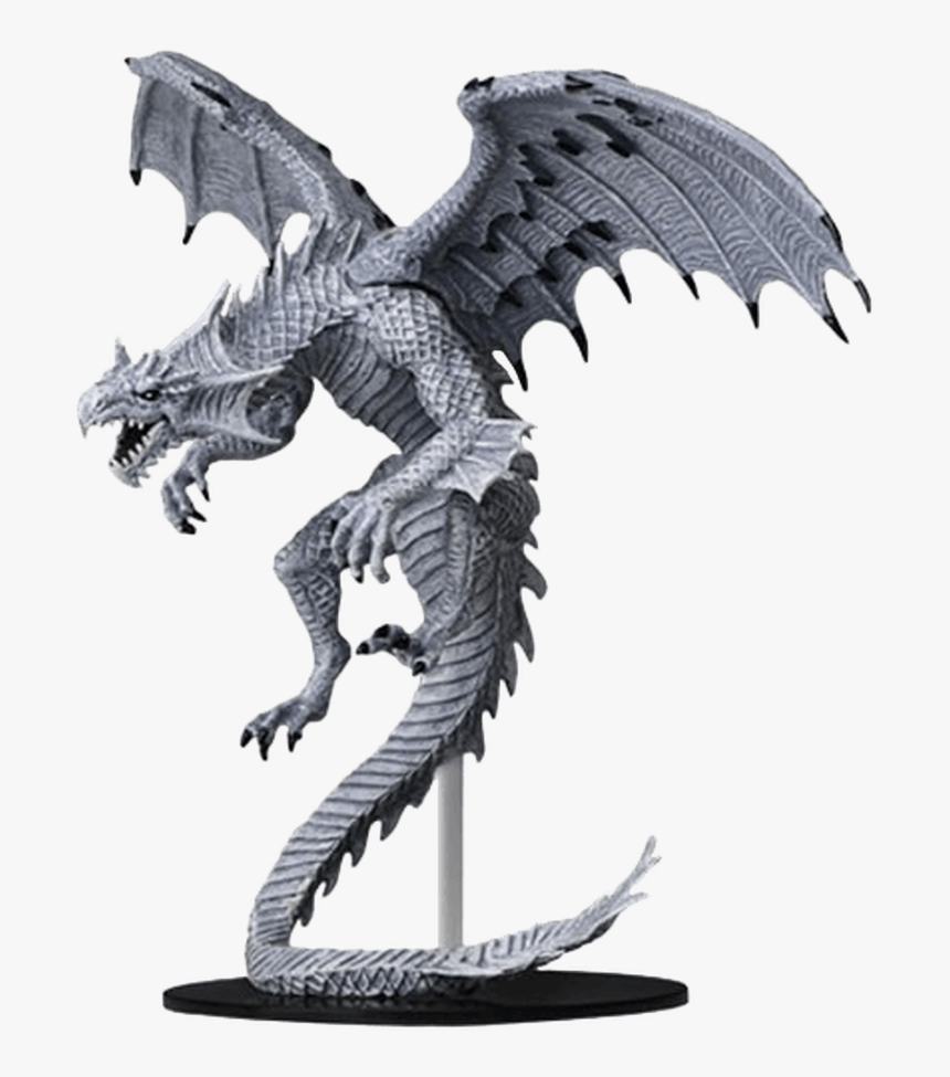 Wizkidz Pathfinder Deep Cuts Unpainted Miniatures - Gargantuan White Dragon Pathfinder, HD Png Download