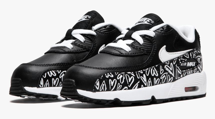 Air Max 90 Print Ltr 844618 - Sneakers, HD Png Download