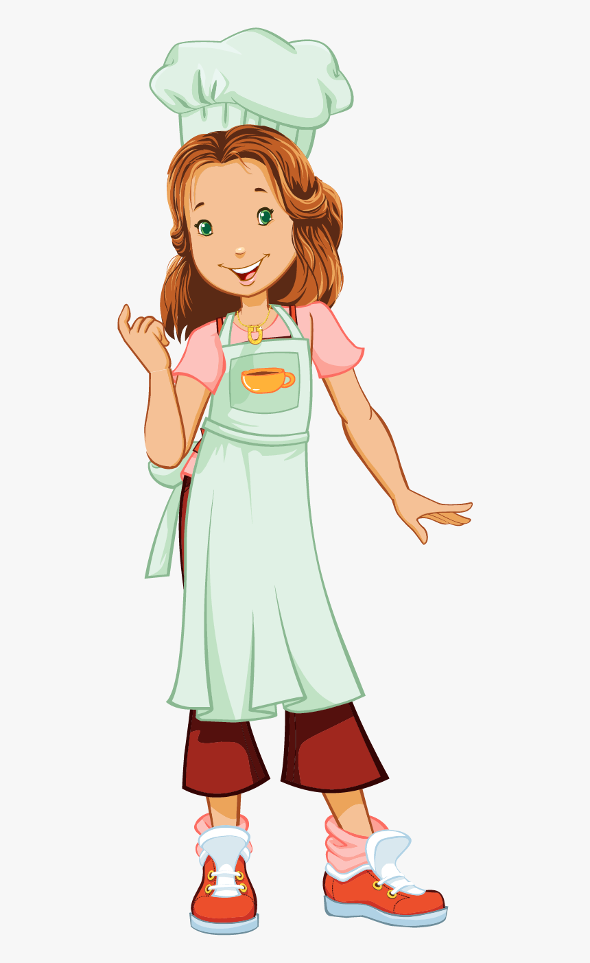 Muñequita Cocinera Muequitas61 - Dibujo De Mujer Cocinera, HD Png Download