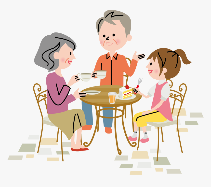 Banner Library Download Cafe Vector Girl Art - Cartoon Cafe Png, Transparent Png