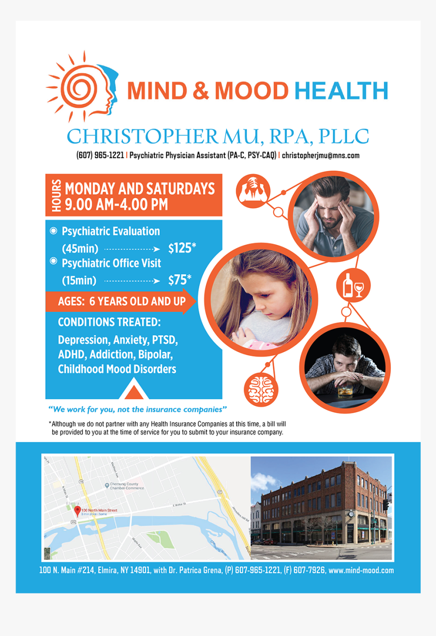 Flyer Design By Soorya 4 For Psi Psychiatry - Poster, HD Png Download