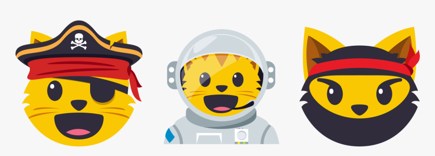 Transparent Pirate Cat Clipart - Cartoon, HD Png Download
