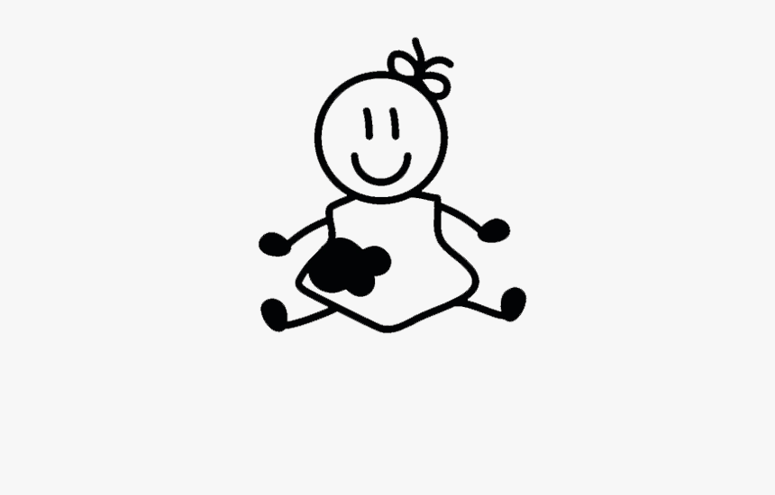 Pegatina Familia Personalizada Bebé - Pegatinas Coche Familia Bebe, HD Png Download