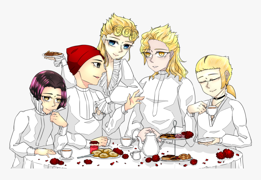 A Brando Family’s Tea Party - Cartoon, HD Png Download