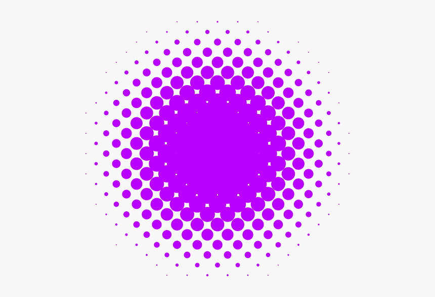 Thumb Image - Circle Half Tone Gradient, HD Png Download
