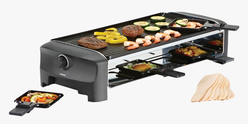 Parrilla Raclette Y Plancha Reversible Princess 162840 - Princess 162820 Raclette 8 Stone & Grill Party, HD Png Download