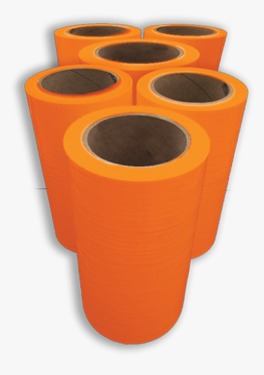 6 Rolls Of Formula 7 Orange Tape - Plastic, HD Png Download