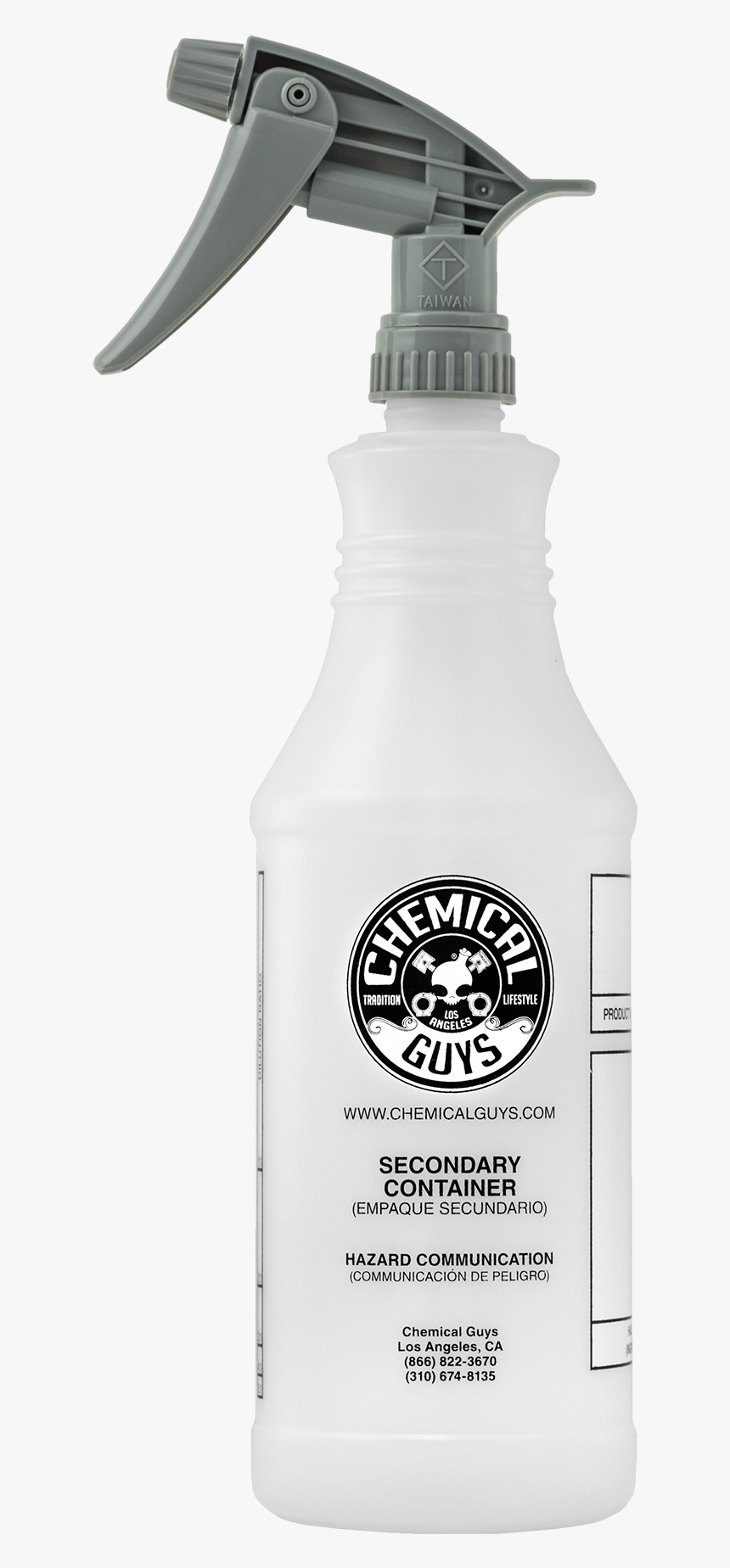 Professional Heavy Duty Bottle &amp - Chemical Guys Spray Bottle, HD Png Download