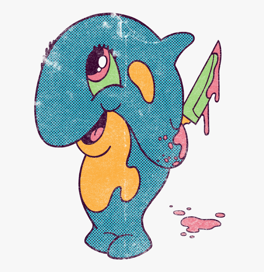 Killerwhale - Cartoon, HD Png Download