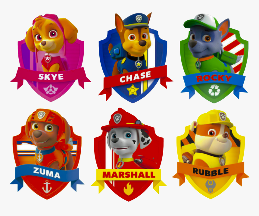 clip art brasao patrulha canina clipart paw patrol stickers printable hd png download transparent png image pngitem