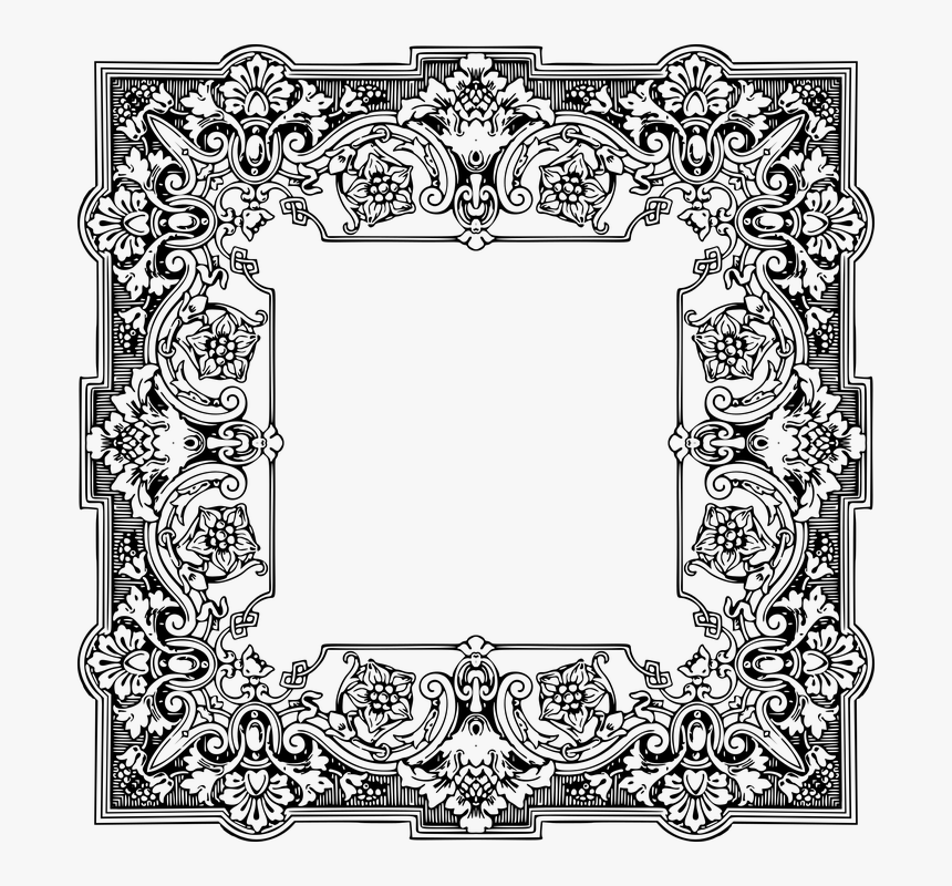 Decorative, Ornamental, Vintage, Flourish, Floral, HD Png Download