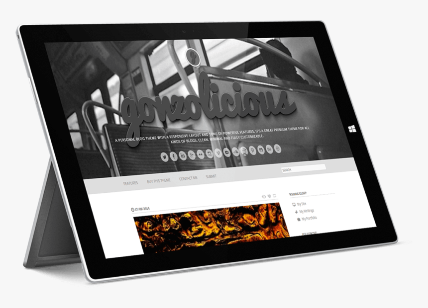 Responsive Tumblr Theme - Online Advertising, HD Png Download