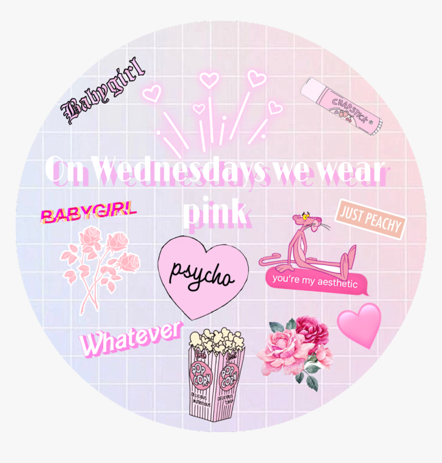 On Wednesdays We Wear Pink💖 - Circle, HD Png Download