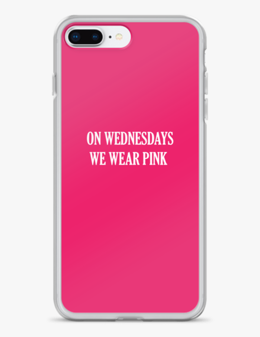 On Wednesday We Wear Pink Iphone Case - Mobile Phone Case, HD Png Download
