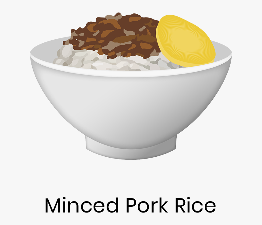 Minced Pork Rice Minced Pork Rice Is A Taiwanese Dish - Ice Cream, HD Png Download