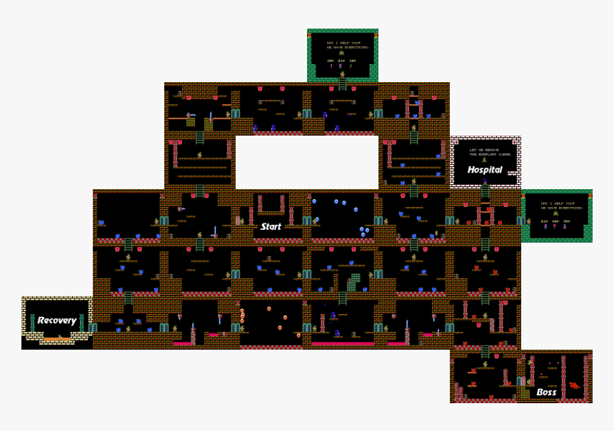 Kid Icarus Stage1-4 - Kid Icarus Labyrinth, HD Png Download