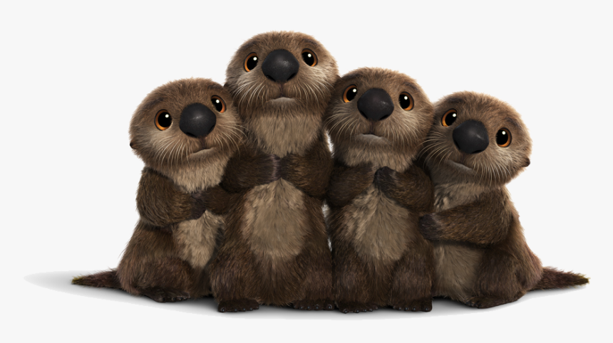Finding Dory Otters, HD Png Download