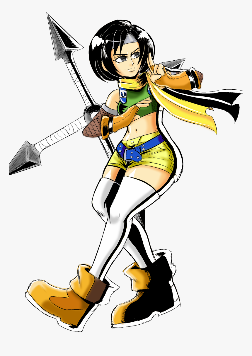 Yuffie Kisaragi - Cartoon, HD Png Download