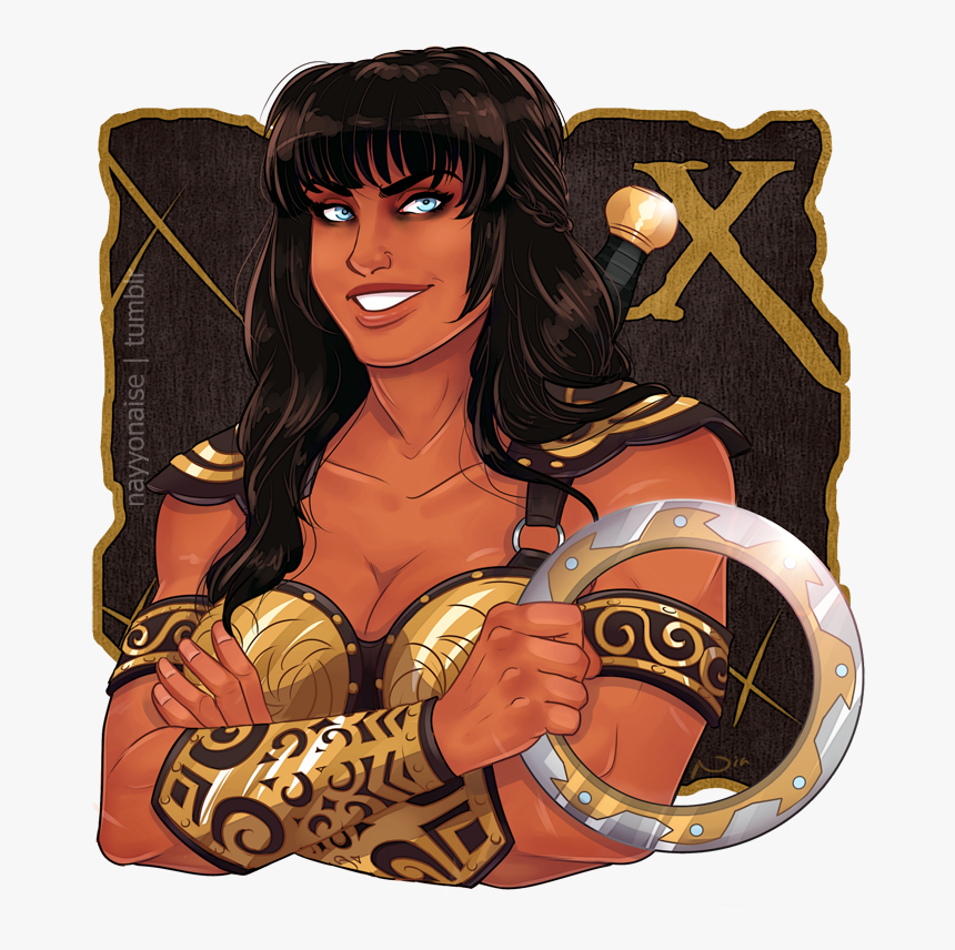 Xena By Nia - Desenhos De Xena A Princesa Guerreira, HD Png Download