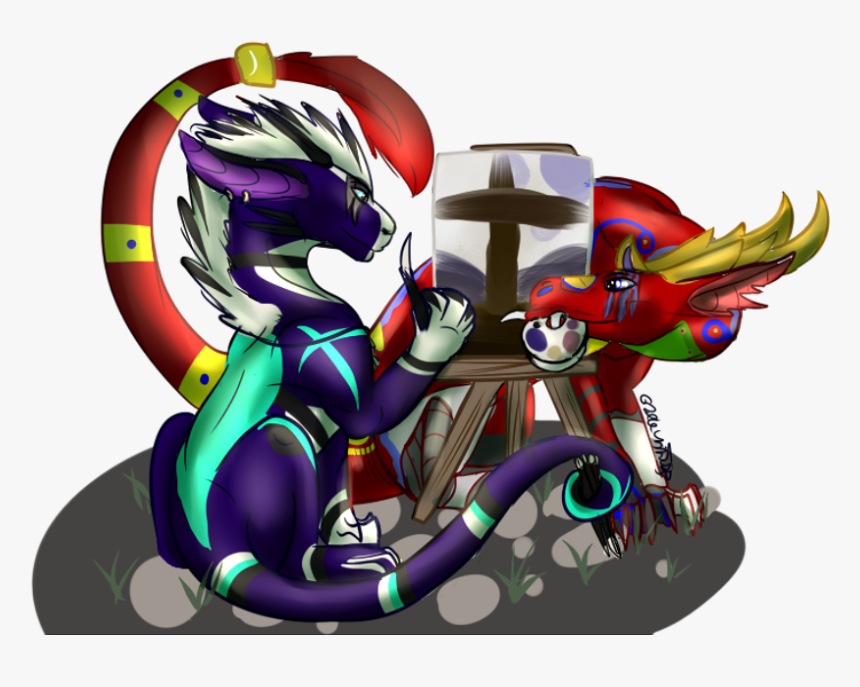 Painted Cross By Grace Winters-d9qx3mf - Character, HD Png Download