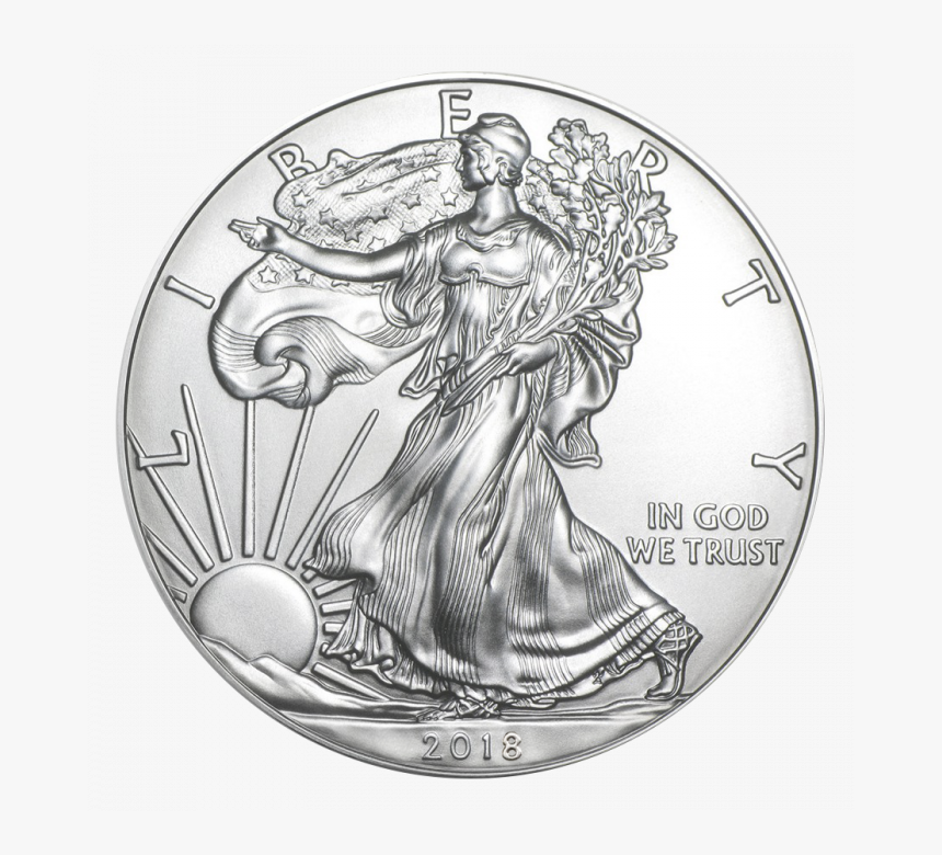 2018 Silver American Eagle, HD Png Download