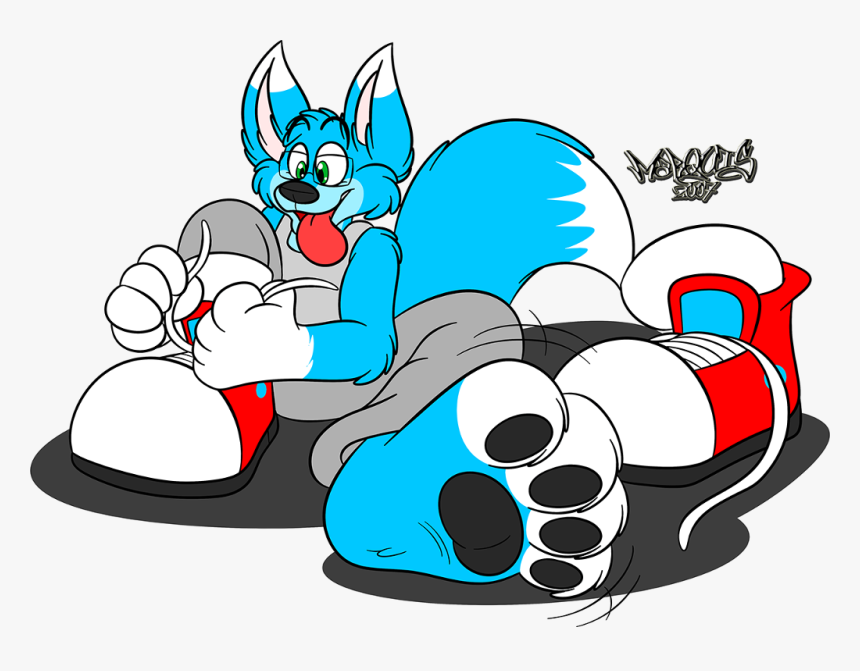 #anthro #feet #paw #furry - Paws Furry Feet, HD Png Download