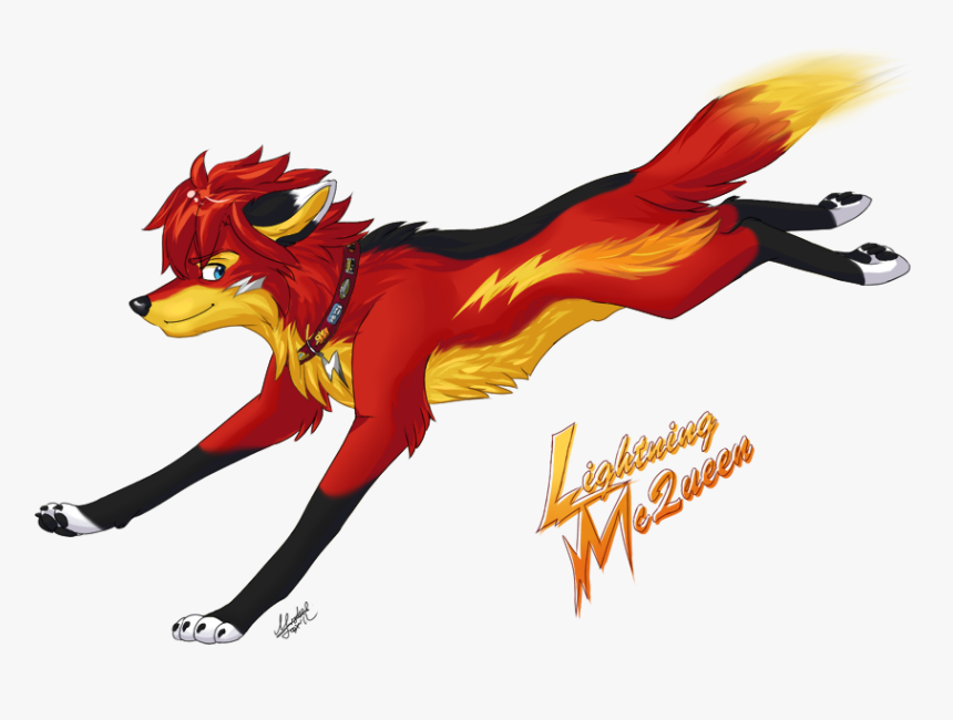 Lightning Mcqueen As A Furry , Png Download - Lightning Mcqueen As A Furry, Transparent Png