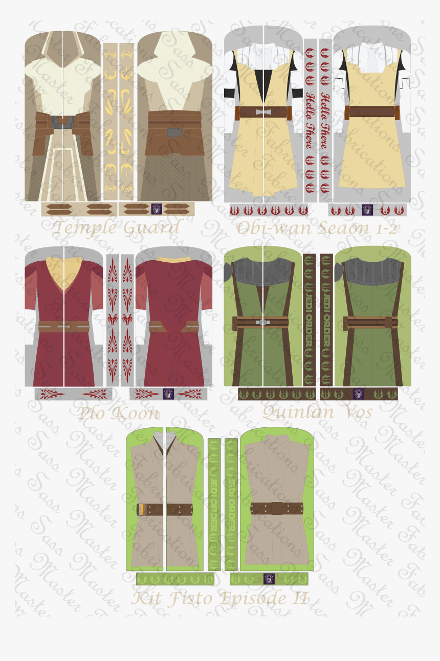 Image Of Canon Jedi Character Garment Bags - Pattern, HD Png Download